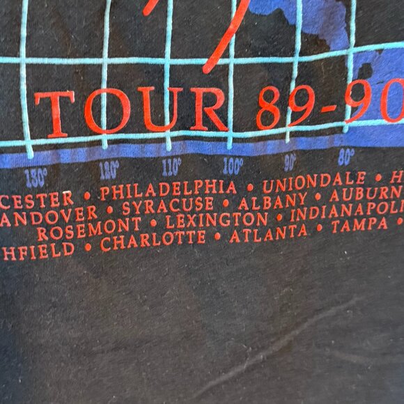 Vintage Single Stitch Billy Joel 1989 Storm Front Tour T-Shirt 2-Sided Size Med - Picture 5 of 8